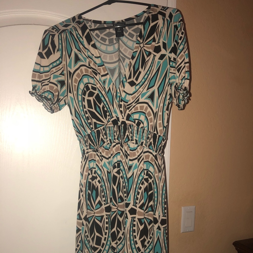 Multi print dress